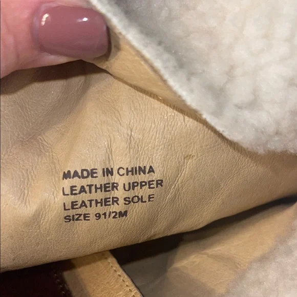 Michael Kors Leather & Quilted Heeled Boots with removable Cuff - Picture 14 of 14